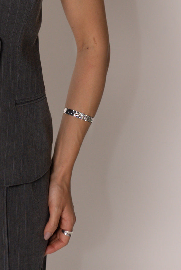 Bracelete Martelado - Priscila Prata