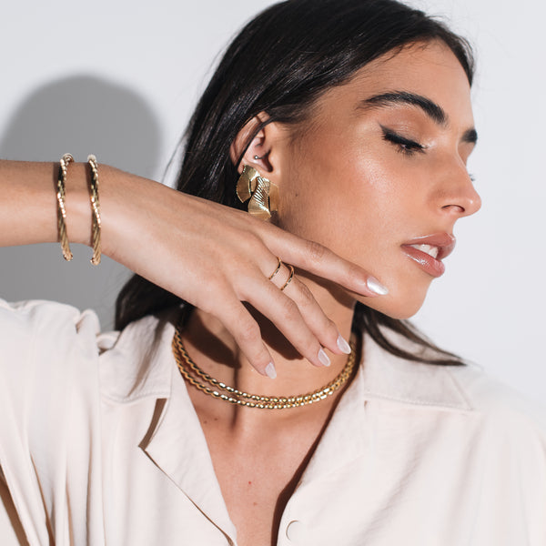 Choker Aro Torcida - Marcela Ouro